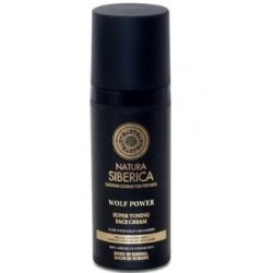 NATURA SIBERICA WOLF POWER MEN crema facial tonificante 50ml.