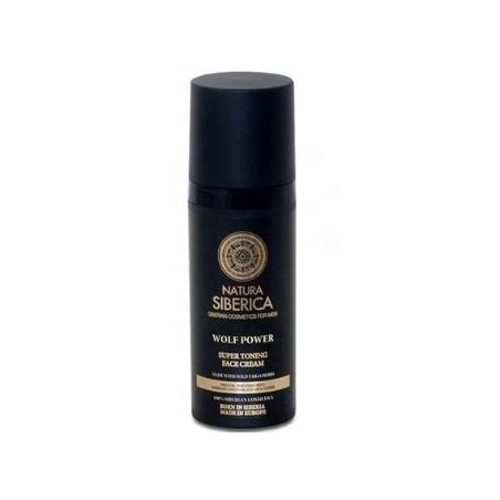 NATURA SIBERICA WOLF POWER MEN crema facial tonificante 50ml.