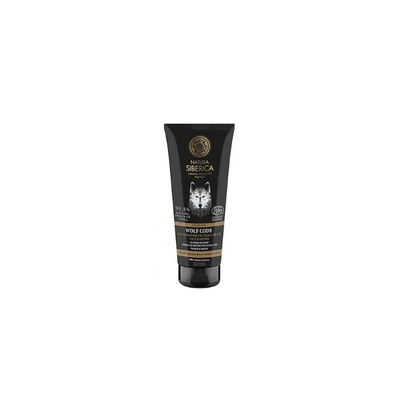 NATURA SIBERICA WOLF CODE MEN crema protectora facial-manos 80ml. NATURA SIBERICA WOLF CODE MEN crema protectora facial-manos 80ml.