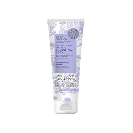 NATURA SIBERICA GELATINA LIMPIADORA calmante piel sensible 140ml.