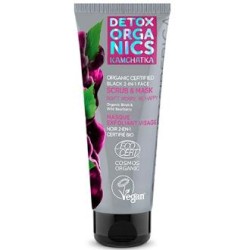 NATURA SIBERICA MASCARILLA FACIAL EXFOLIANTE NEGRA purificante 75m