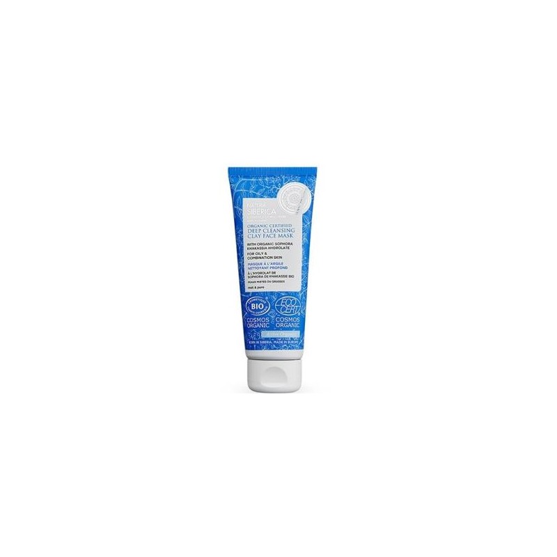 NATURA SIBERICA MASCARILLA FACIAL ARCILLA limpieza profunda 75ml. NATURA SIBERICA MASCARILLA FACIAL ARCILLA limpieza profunda 75ml.