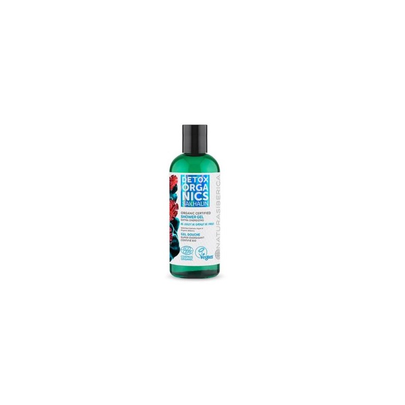 NATURA SIBERICA DETOX gel de ducha extraenergizante 260ml. ECO