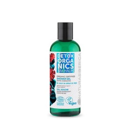 NATURA SIBERICA DETOX gel de ducha extraenergizante 260ml. ECO