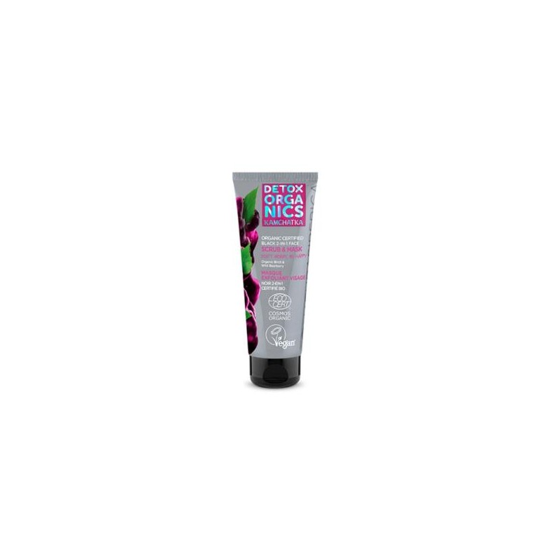 NATURA SIBERICA DETOX exfoliante y mascarilla negra 2 en 1 75m ECO NATURA SIBERICA DETOX exfoliante y mascarilla negra 2 en 1 75m ECO