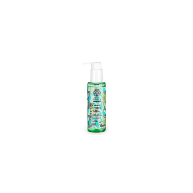 NATURA SIBERICA BEREZA limpiador facial refinador poros 145ml. NATURA SIBERICA BEREZA limpiador facial refinador poros 145ml.
