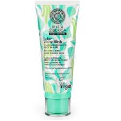 NATURA SIBERICA BEREZA mascarilla facial minimizadora poros 100ml.