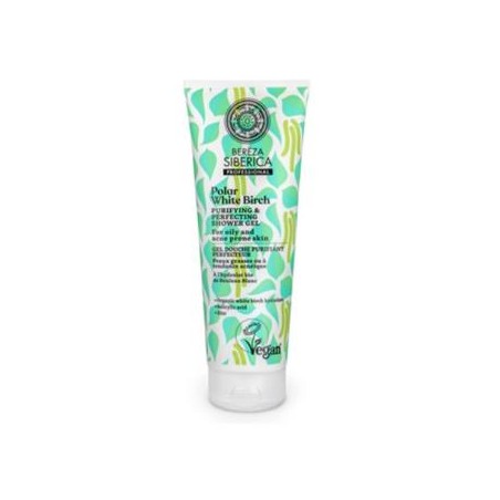 NATURA SIBERICA BEREZA gel de ducha purificante 200ml.