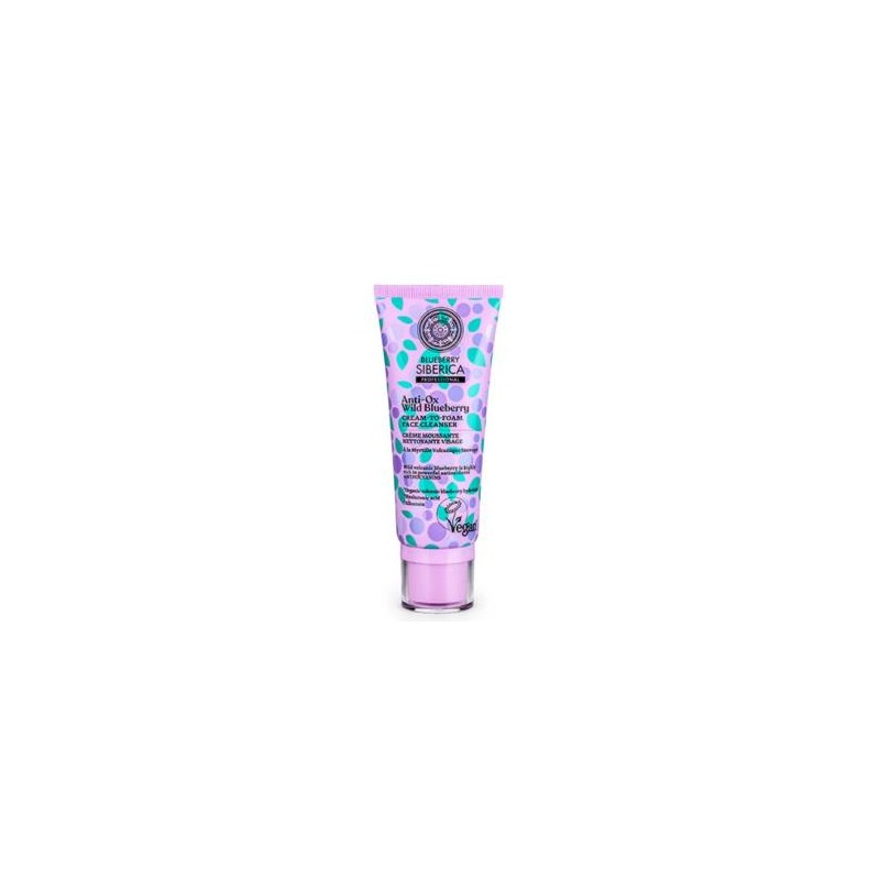 NATURA SIBERICA ANTI-OX WILD BLUEBERRY crema facial limpiadora 100 NATURA SIBERICA ANTI-OX WILD BLUEBERRY crema facial limpiadora 100