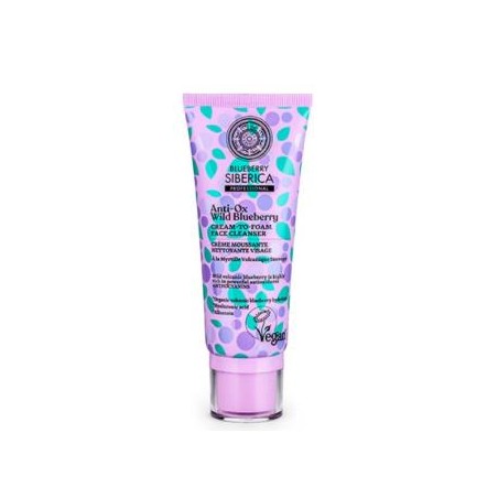 NATURA SIBERICA ANTI-OX WILD BLUEBERRY crema facial limpiadora 100