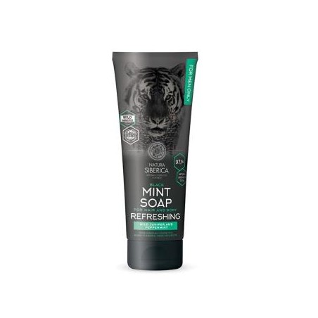 NATURA SIBERICA JABON DE MENTA PARA CABELLO Y CUERPO 200ml.