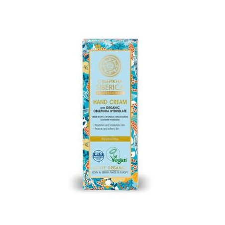 NATURA SIBERICA CREMA DE MANOS ESPINO AMARILLO nutritiva 75ml.