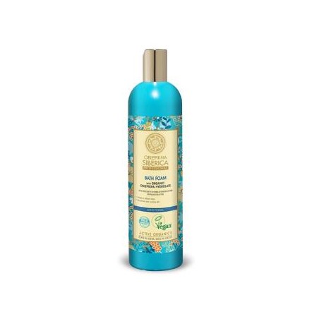 NATURA SIBERICA ESPUMA DE BAÑO ESPINO AMARILLO energizante 550ml