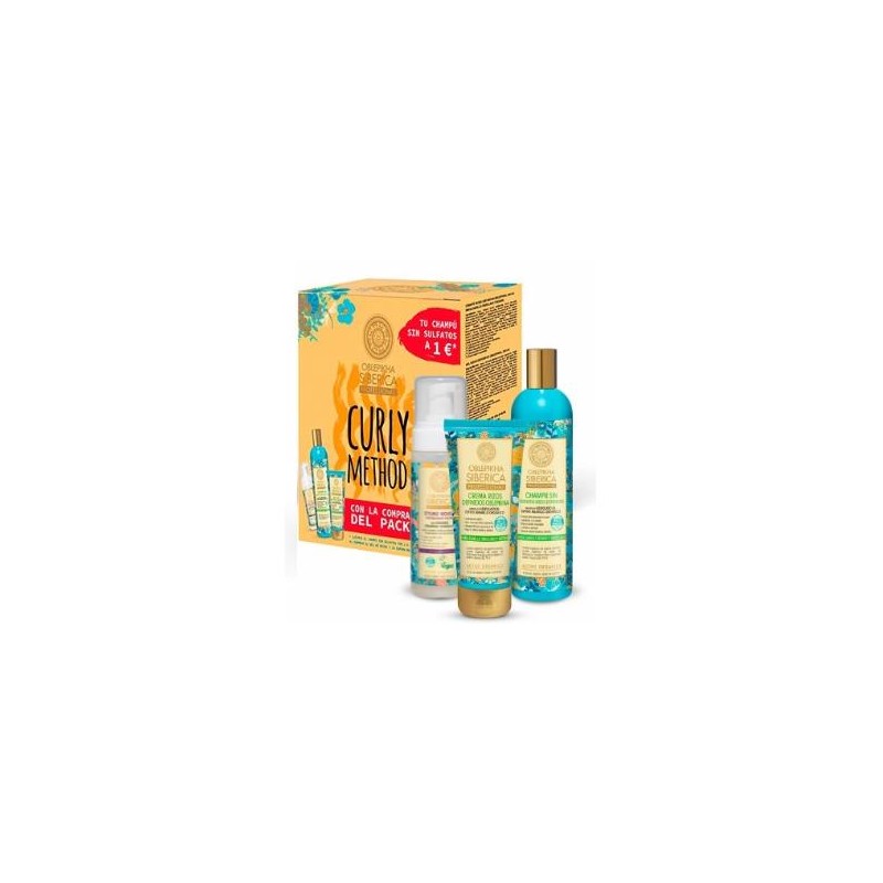 SET CURLY OBLEPIKHA: CHAMPÚ SIN SULFATOS 400 ML + GEL DE RIZ