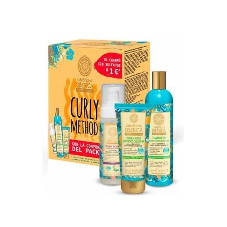 SET CURLY OBLEPIKHA: CHAMPÚ SIN SULFATOS 400 ML + GEL DE RIZ