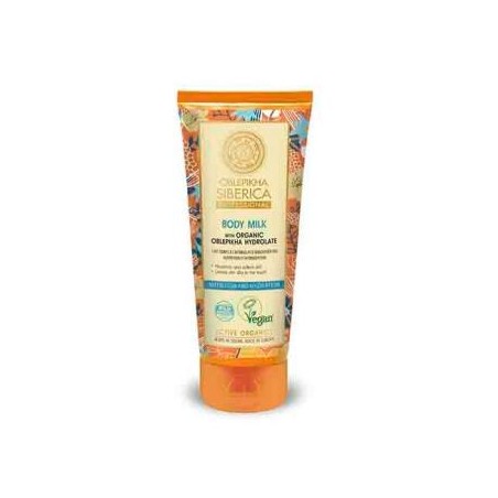 NATURA SIBERICA LECHE CORPORAL ESPINO AMARILLO nutritiva 200ml.