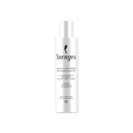 SAVAGES LECHE LIMPIADORA DESMAQUILLANTE ANTIEDAD 200ml.