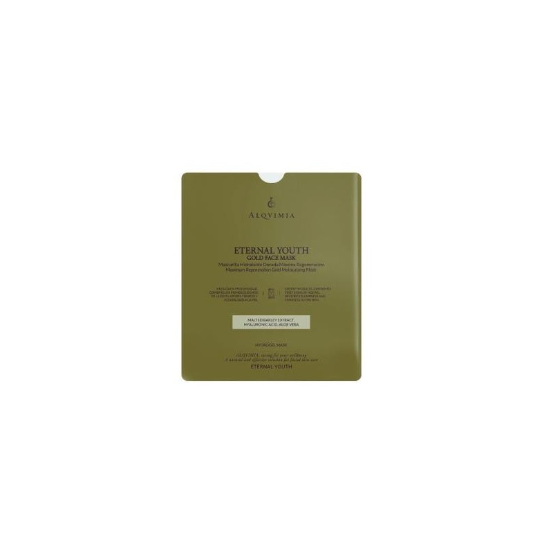ALQVIMIA ETERNAL YOUTH ORO mascarilla facial 1ud. ALQVIMIA ETERNAL YOUTH ORO mascarilla facial 1ud.