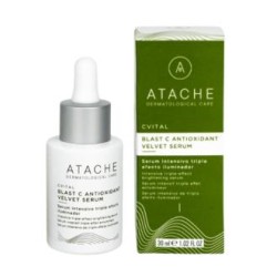 ATACHE CVITAL blast c antioxidant velvet serum.