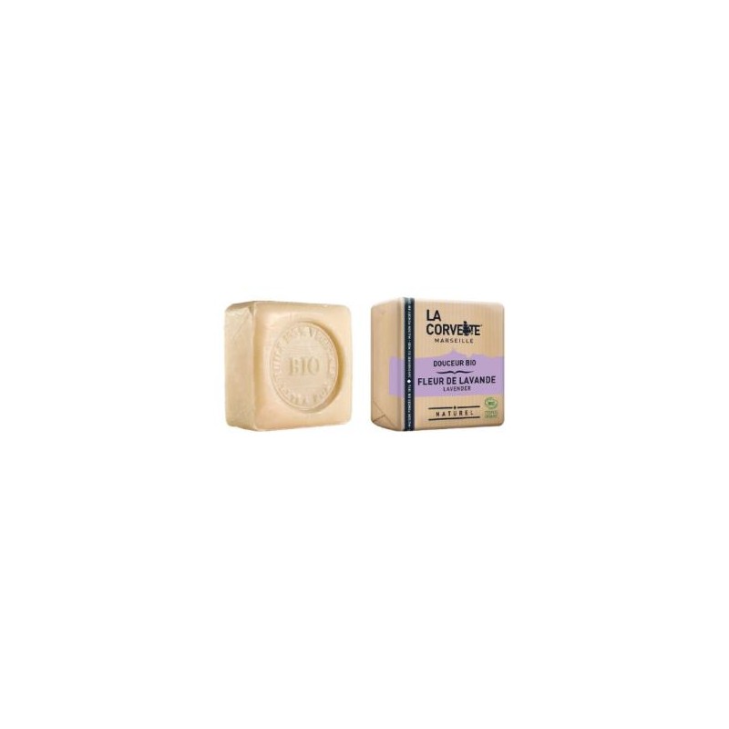 LA CORVETTE JABON EN PASTILLA flor de lavanda 100gr. BIO LA CORVETTE JABON EN PASTILLA flor de lavanda 100gr. BIO