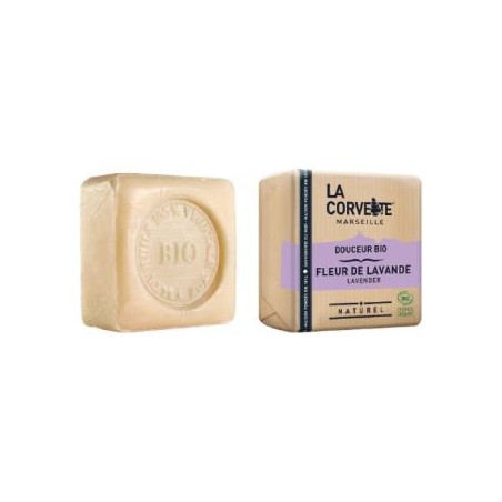 LA CORVETTE JABON EN PASTILLA flor de lavanda 100gr. BIO