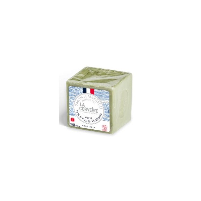 LA CORVETTE JABON EN PASTILLA marsella oliva cubo ECO  300gr.
