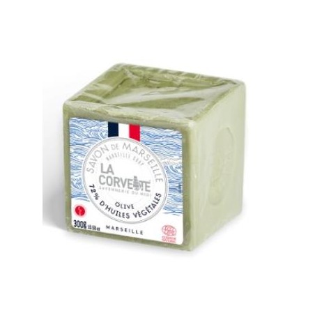 LA CORVETTE JABON EN PASTILLA marsella oliva cubo ECO  300gr.