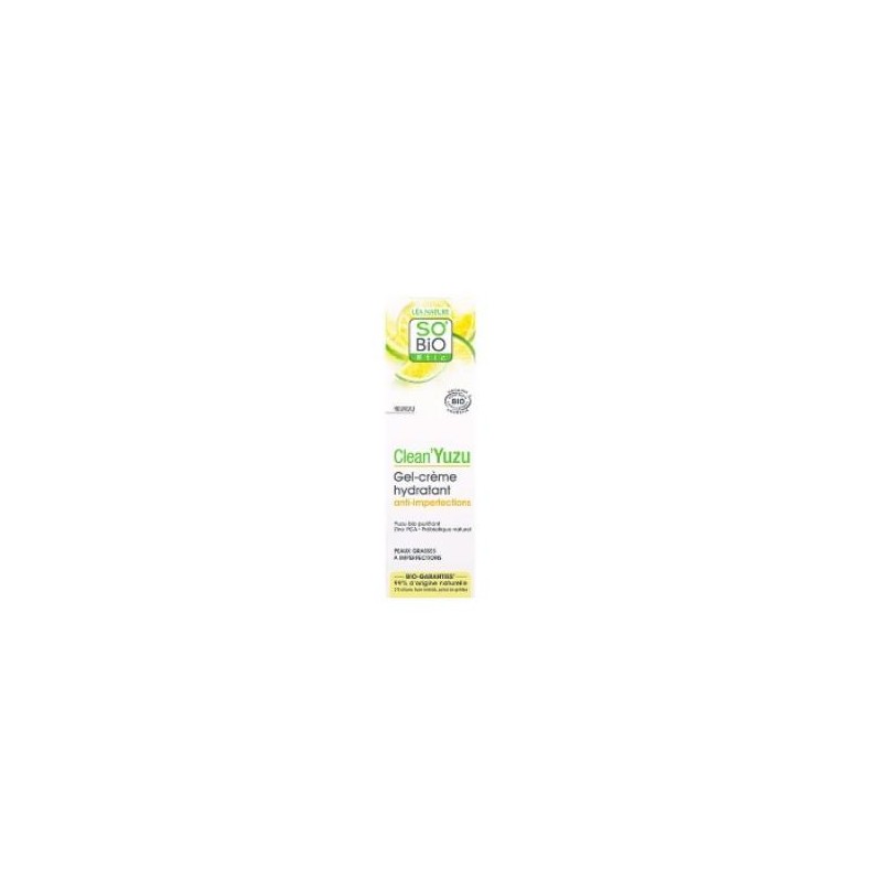 SO´BIO ETIC CREMA GEL HIDRATANTE CLEAN YUZU anti imperfec 50ml