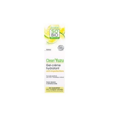 SO´BIO ETIC CREMA GEL HIDRATANTE CLEAN YUZU anti imperfec 50ml
