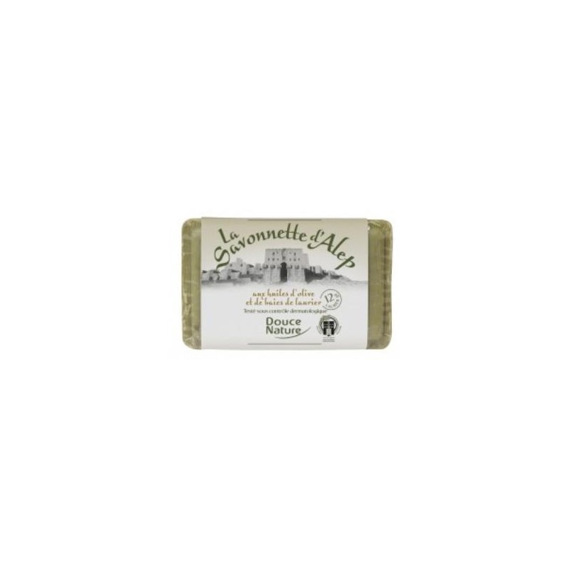 DOUCE NATURE PASTILLA DE JABON ALEPO 12% laurel 100gr. DOUCE NATURE PASTILLA DE JABON ALEPO 12% laurel 100gr.