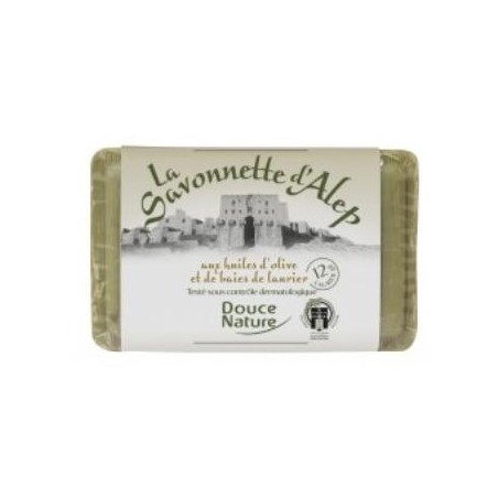DOUCE NATURE PASTILLA DE JABON ALEPO 12% laurel 100gr.