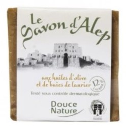 DOUCE NATURE PASTILLA DE JABON ALEPO 12% laurel 200gr.