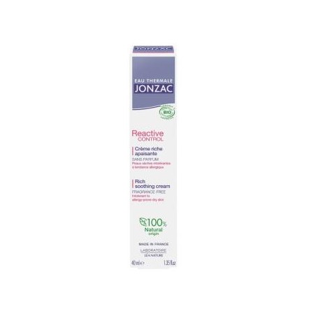 JONZAC eco-bio REACTIVE crema rica alta tolerancia 40ml. BIO