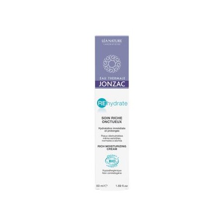 JONZAC eco-bio REHYDRATE crema rica hidratante 50ml BIO