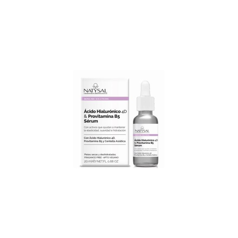 NATYSAL ACIDO HIALURONICO 4D  PROVITAMINA B5 serum 20ml.