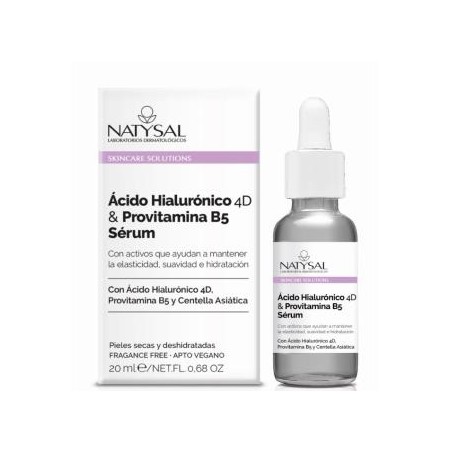 NATYSAL ACIDO HIALURONICO 4D  PROVITAMINA B5 serum 20ml.