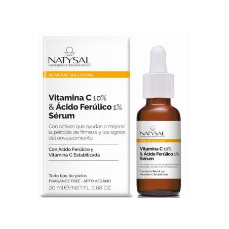 SERUM VITAMINA C 10% +ACIDO FERULICO+PHLORETIN 20 ml.