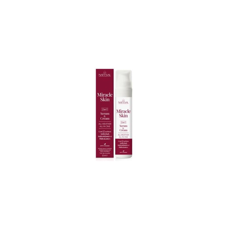 NATYSAL MIRACLE SKIN 2en1 serum-crema 50ml. NATYSAL MIRACLE SKIN 2en1 serum-crema 50ml.