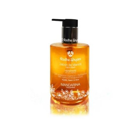 RADHE SHYAM JABON DE MANOS MANDARINA con dosificador 300ml.