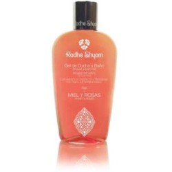 RADHE SHYAM GEL DE BAÑO MIEL Y ROSAS desintoxicante  250ml.