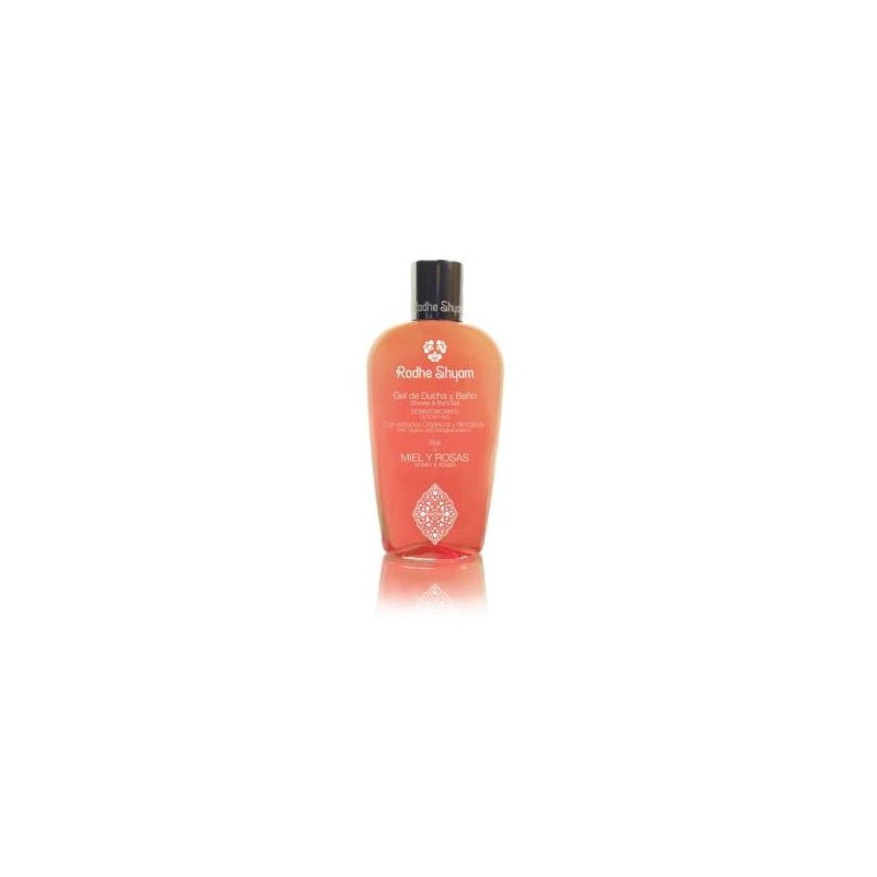 RADHE SHYAM GEL DE BAÑO MIEL Y ROSAS desintoxicante 250ml. RADHE SHYAM GEL DE BAÑO MIEL Y ROSAS desintoxicante 250ml.