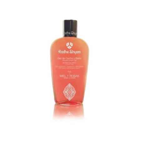 RADHE SHYAM GEL DE BAÑO MIEL Y ROSAS desintoxicante  250ml.
