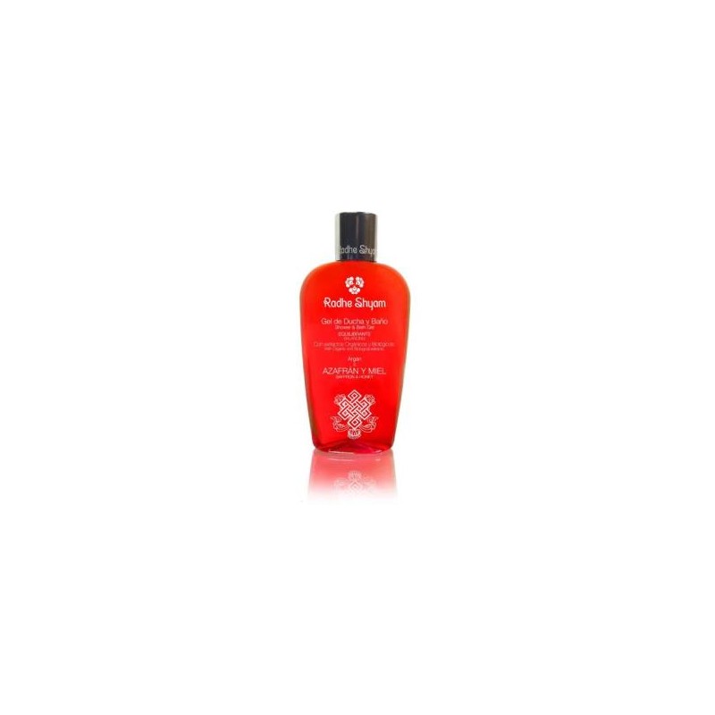 RADHE SHYAM GEL DE BAÑO AZAFRAN MIEL equilibrante 250ml. RADHE SHYAM GEL DE BAÑO AZAFRAN MIEL equilibrante 250ml.