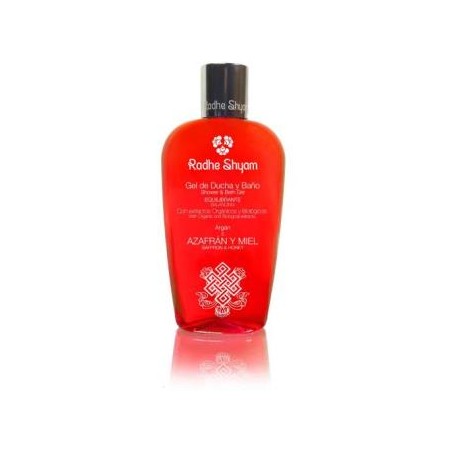 RADHE SHYAM GEL DE BAÑO AZAFRAN MIEL equilibrante 250ml.