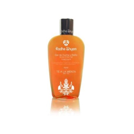 RADHE SHYAM GEL DE BAÑO TE MENTA tonificante 250ml.