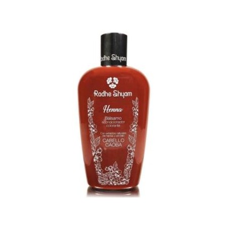 BALSAMO ACONDICIONADOR HENNA COLOR CAOBA 250ml.