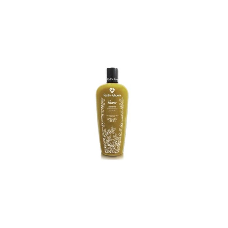 BALSAMO ACONDICIONADOR HENNA COLOR RUBIO 400ml.