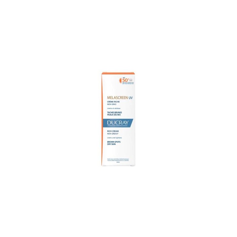 DUCRAY MELASCREEN UV crema rica FPS 50 40ml. DUCRAY MELASCREEN UV crema rica FPS 50 40ml.