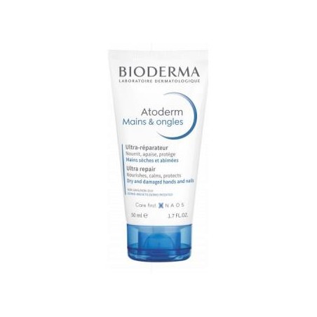 BIODERMA ATODERM manos-uñas crema hidratante 50ml.