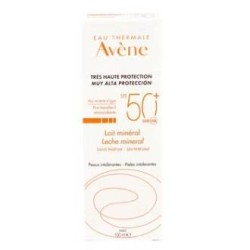 AVENE SOLAR LECHE MINERAL SPF 50+ pantalla fisica 100ml.